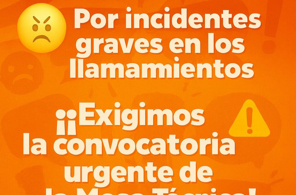 INSUCAN exige la convocatoria urgente de la Mesa Técnica