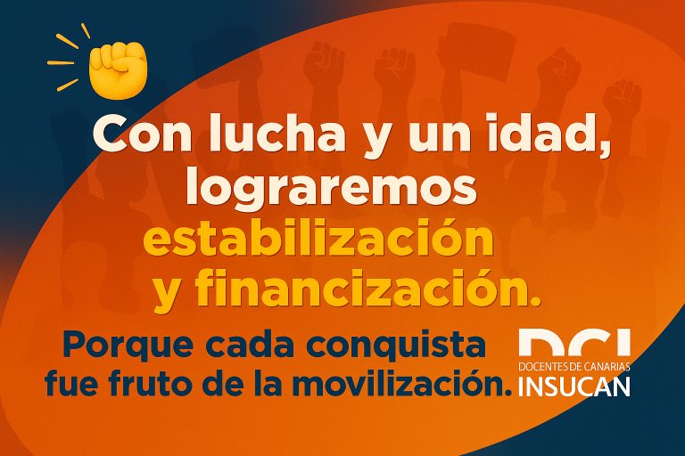 Con lucha y unidad, lograremos estabilización y financiación