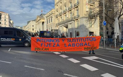 INSUCAN HA ESTADO EN MADRID RECLAMANDO LA FIJEZA PARA EL PERSONAL INTERINO EN FRAUDE DE LEY