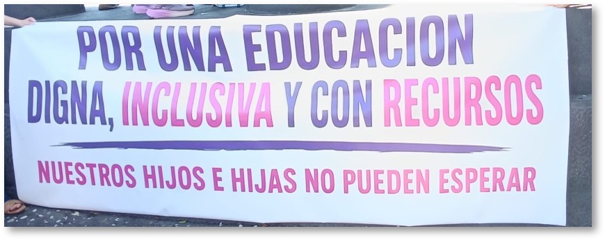Apoyo de INSUCAN a las movilizaciones por la inclusión educativa en Canarias