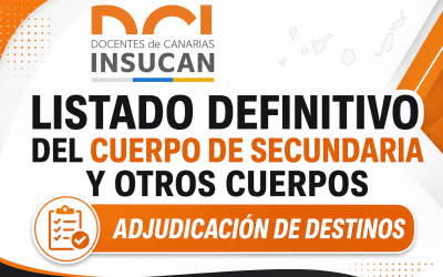 Listado definitivo del Cuerpo de Secundaria y resto de Cuerpos